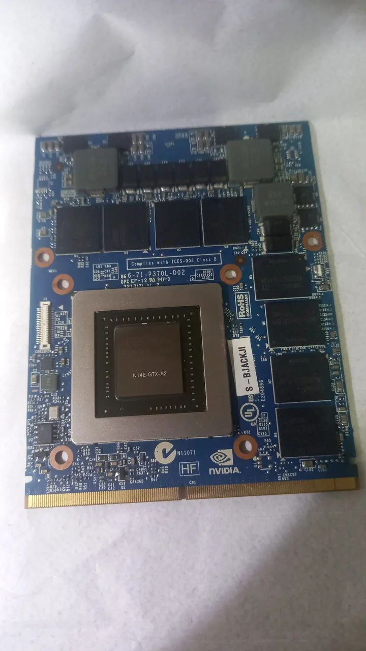 Placa de Vídeo NVIDIA GeForce GTX 780m 4gb