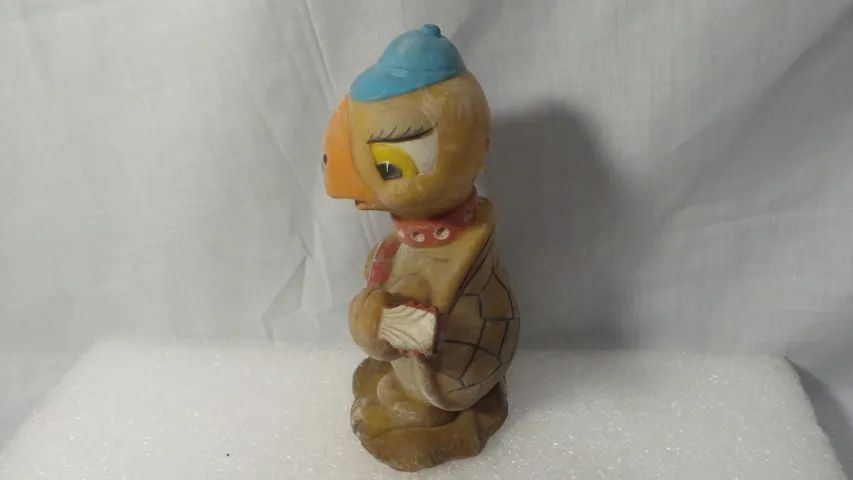 Abajur luminária incompleta antiga tartaruga vinil walma brinquedos - Foto 3