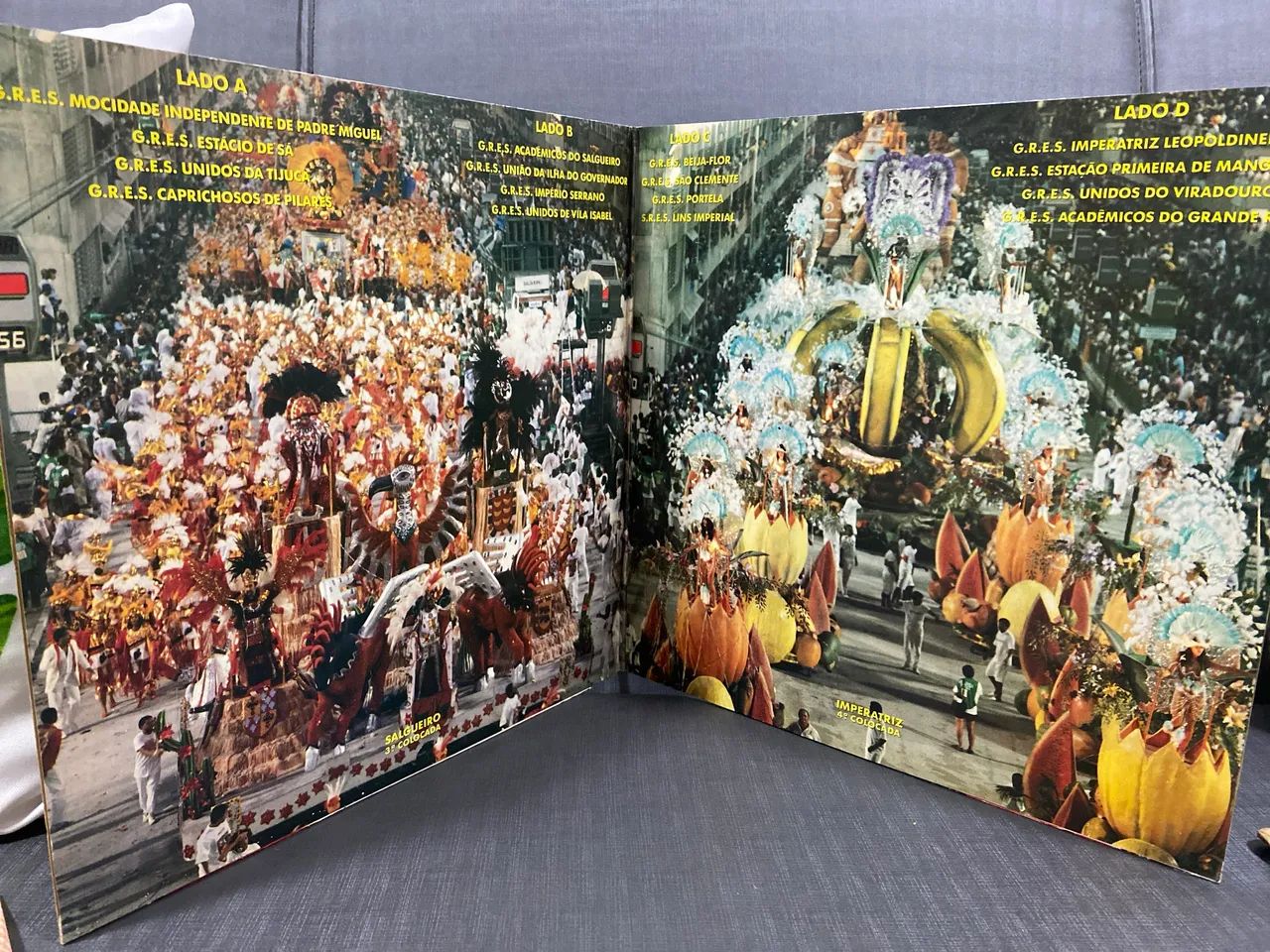 Lp 2 discos de vinil Sambas de Enredo Carnaval 91  - Foto 2