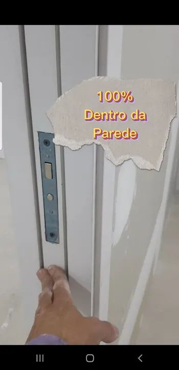 Porta de Embutir kit estrutura completa - Foto 3