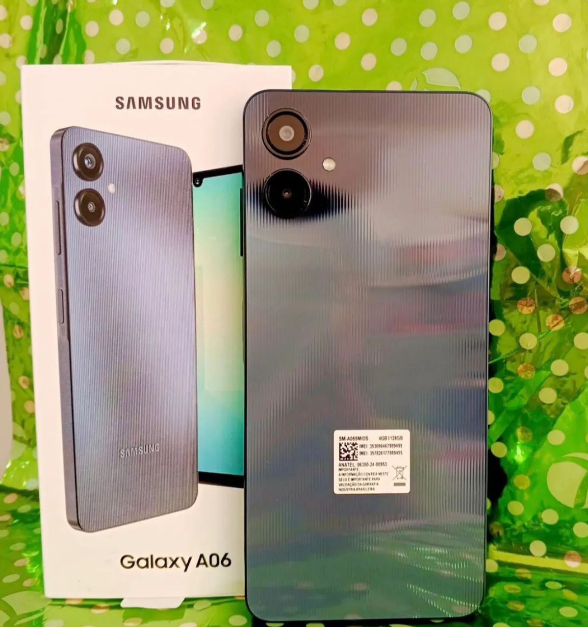 Samsung A06 4G - Azul - 128Gb/4Ram Entrega Grátis 