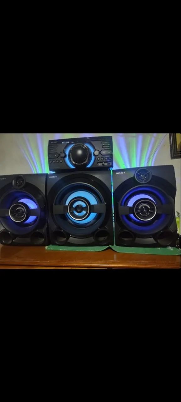 Mini system da Sony leitor de dvd 2160 RMS de potência