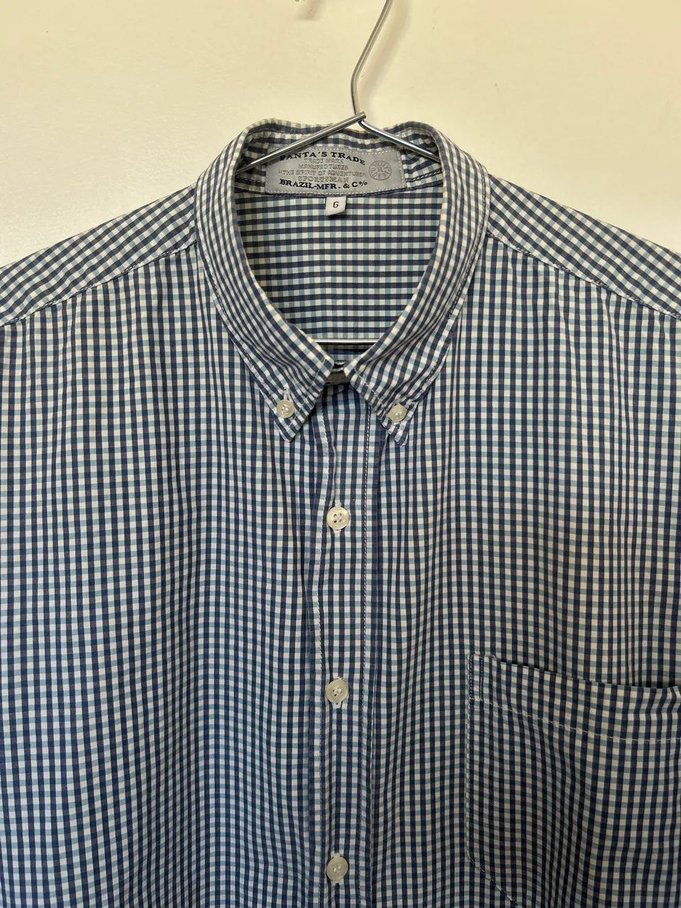Camisa xadrez azul  - Foto 5