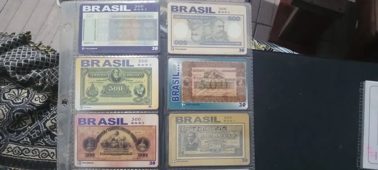 Cartões telefônicos da  Cédulas Antigas do Brasil - Telemática - Foto 3
