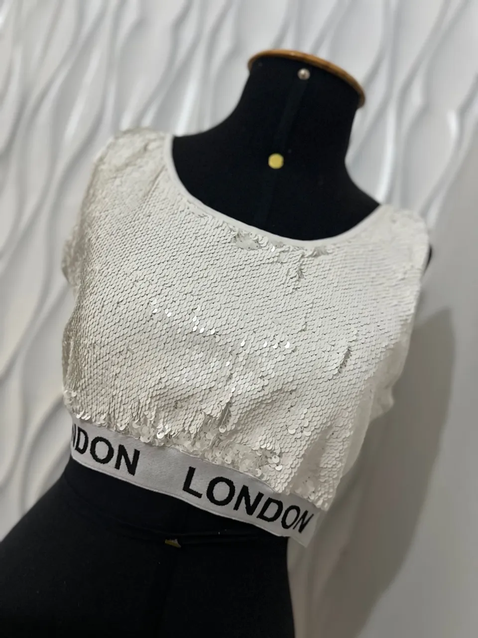 Top Feminino Paetê London