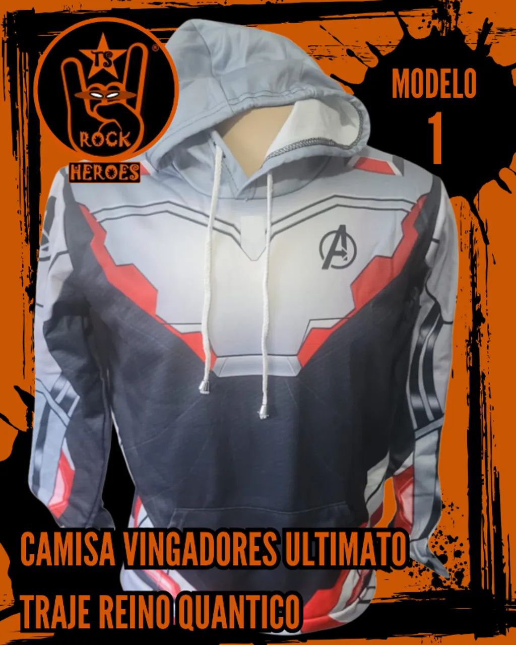 Ultimato Traje Casaco Vingadores Reino Quantico Avengers Traje