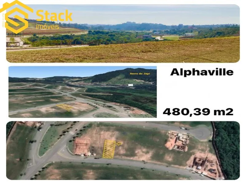TERRENO A VENDA EM JUNDIAÍ NO CONDOMÍNIO FECHADO DE ALTO PADRÃO RESIDENCIAL ALPHAVILLE.