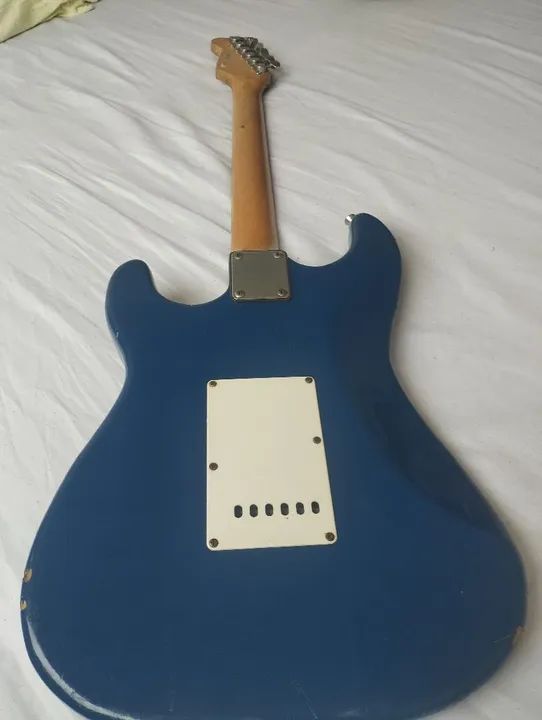 Guitarra Elétrica Stratocaster Azul - Foto 3