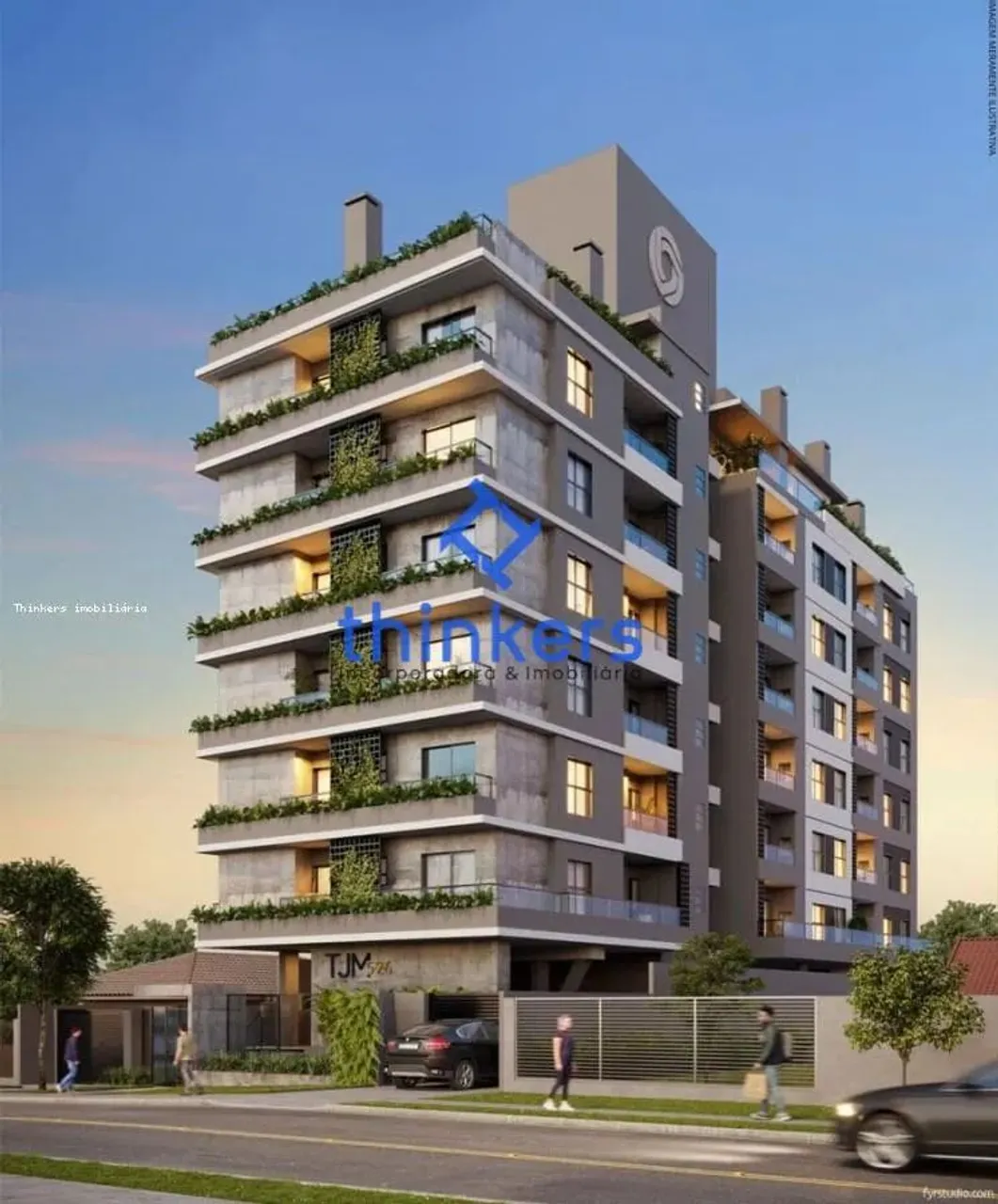 Apartamento para Venda em Curitiba, Capão Raso, 2 dormitórios, 1 suíte, 2 banheiros, 1 vag