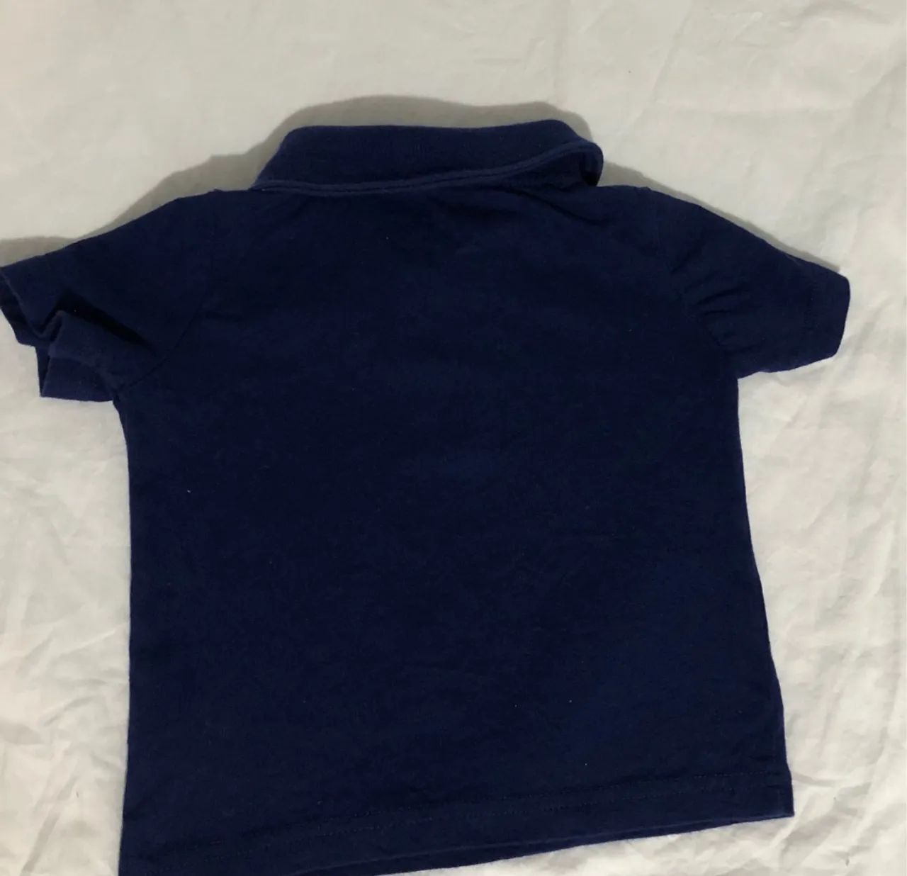 Polo Carter's Bebê - Azul Marinho - 9 meses - Foto 3