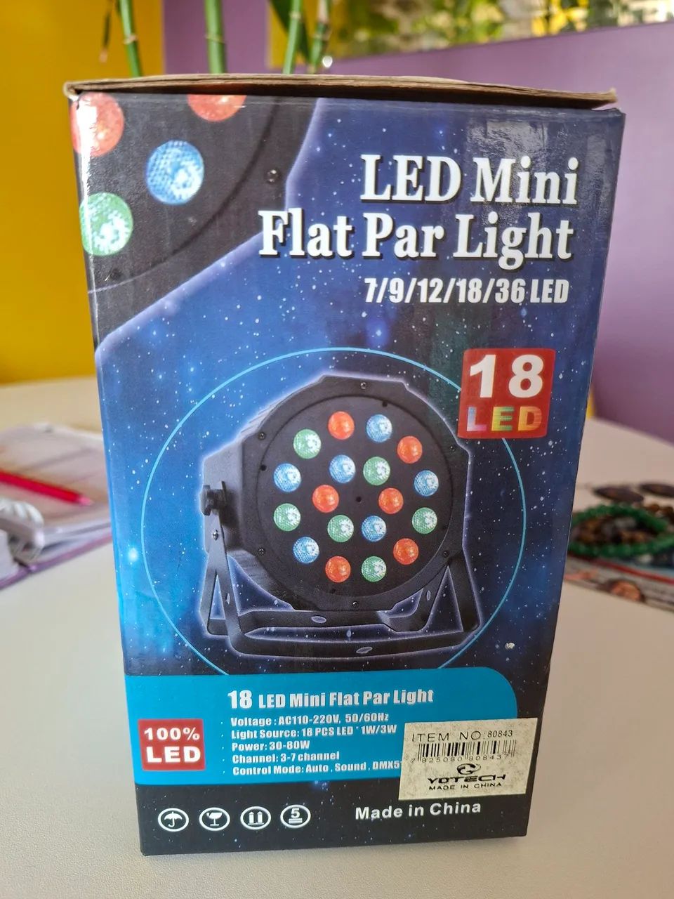 Canhão 18 Led para festas e eventos