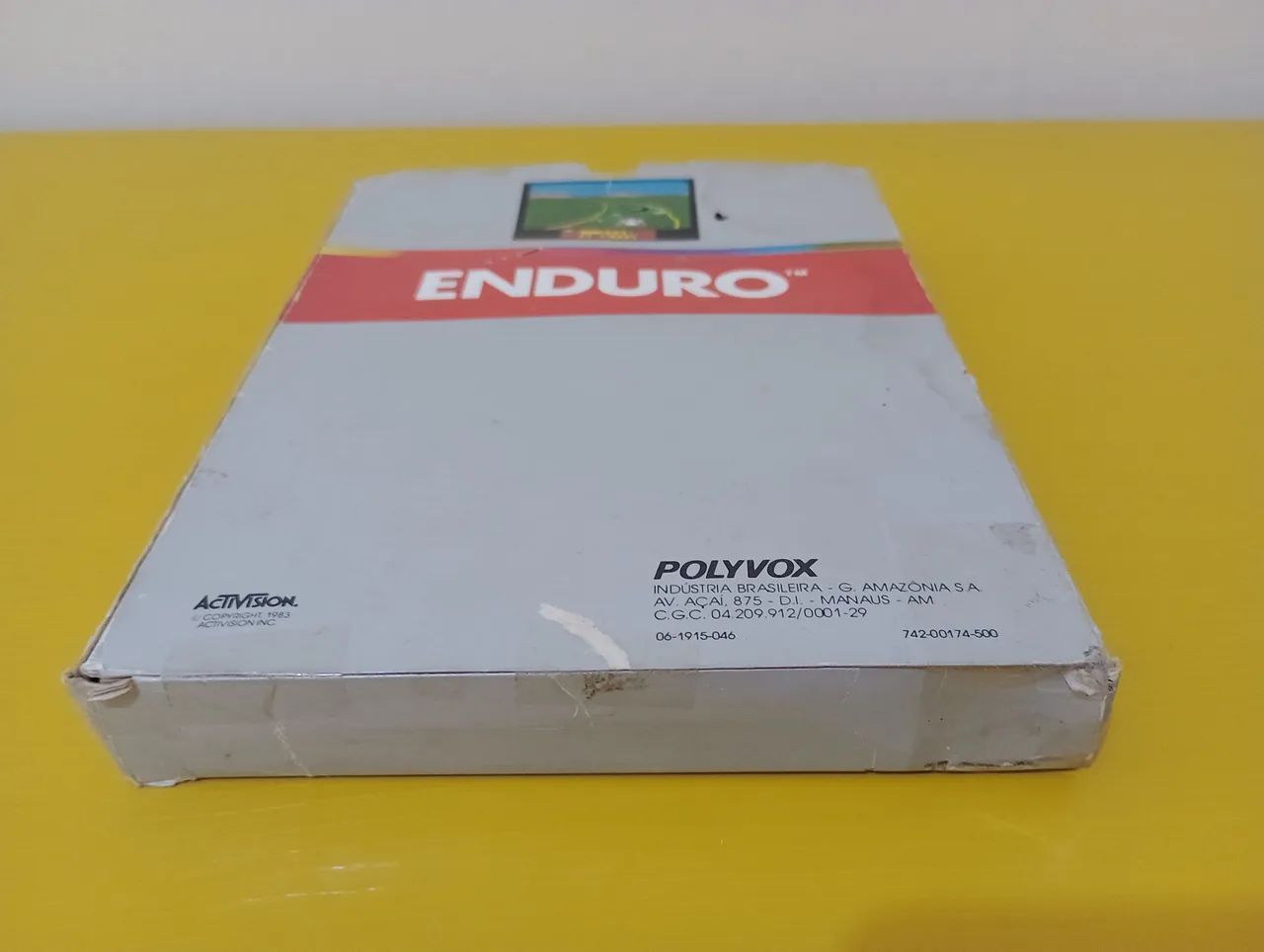 Jogo Atari Enduro Cartucho Original Polyvox Completo - Foto 5
