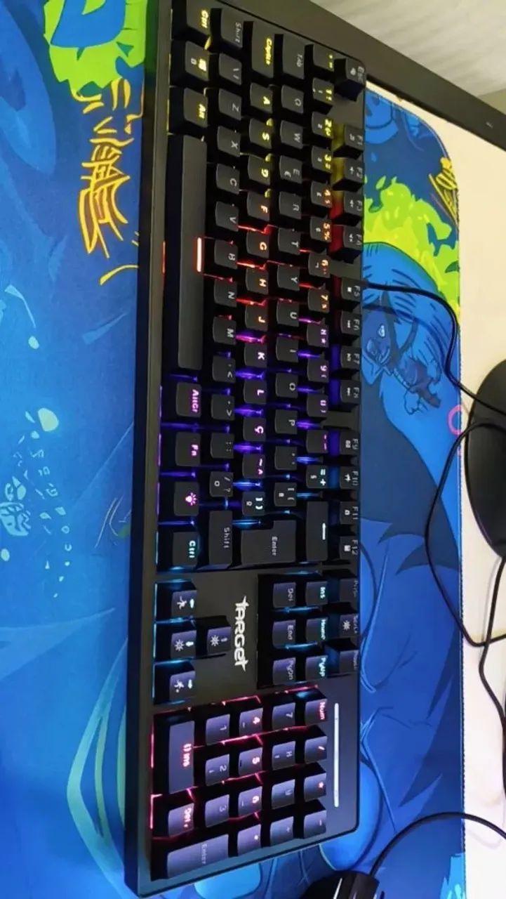 Teclado Mecanico TGT Sherman V3, 100%, ABNT2, Switch Huano Azul - Entrega gratis - Foto 4