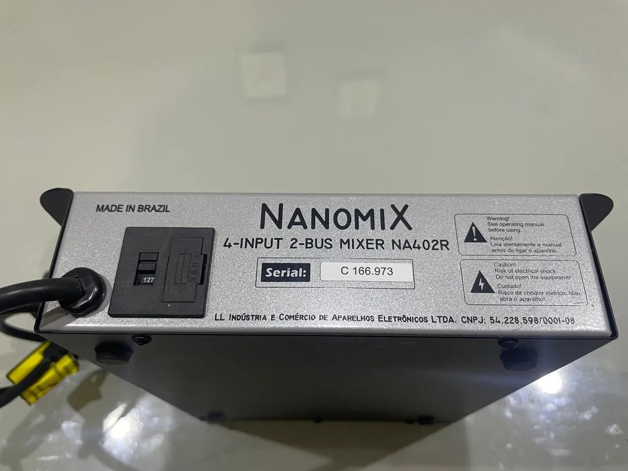 Mixer de áudio 4 canais Nanomix NA402R - Foto 2