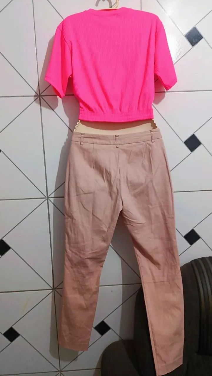 Cropped + calça basics - Foto 2