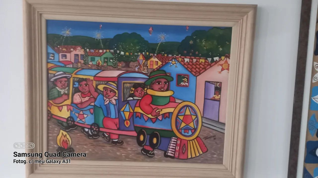 Quadro a óleo de chico laranjeiras  - Foto 5