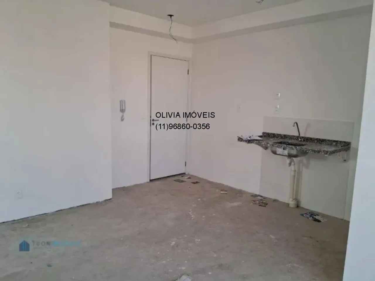 Apartamento a venda com 38Mts 2 Dormitórios, Sala, Cozinha, Banheiro, Terraço, 1 Vaga na F