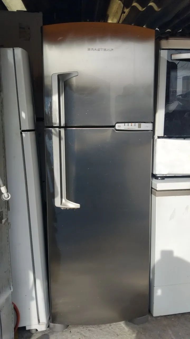 Geladeira Brastemp inox