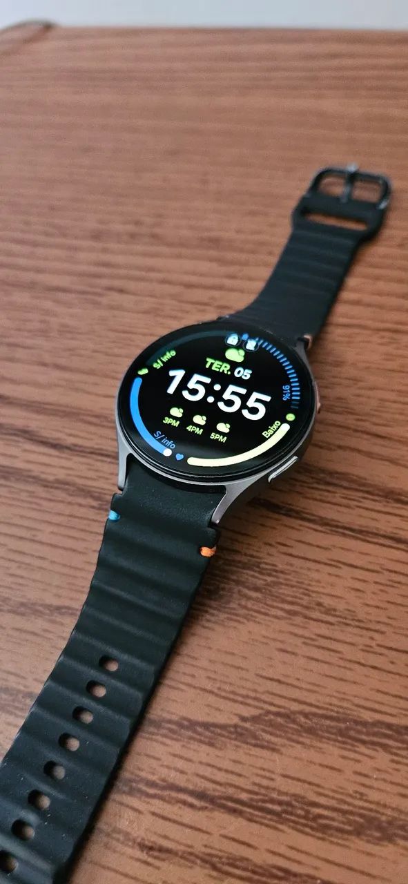 Smartwatch Galaxy 7 - 44mm Verde Militar (Relógio) - Foto 5