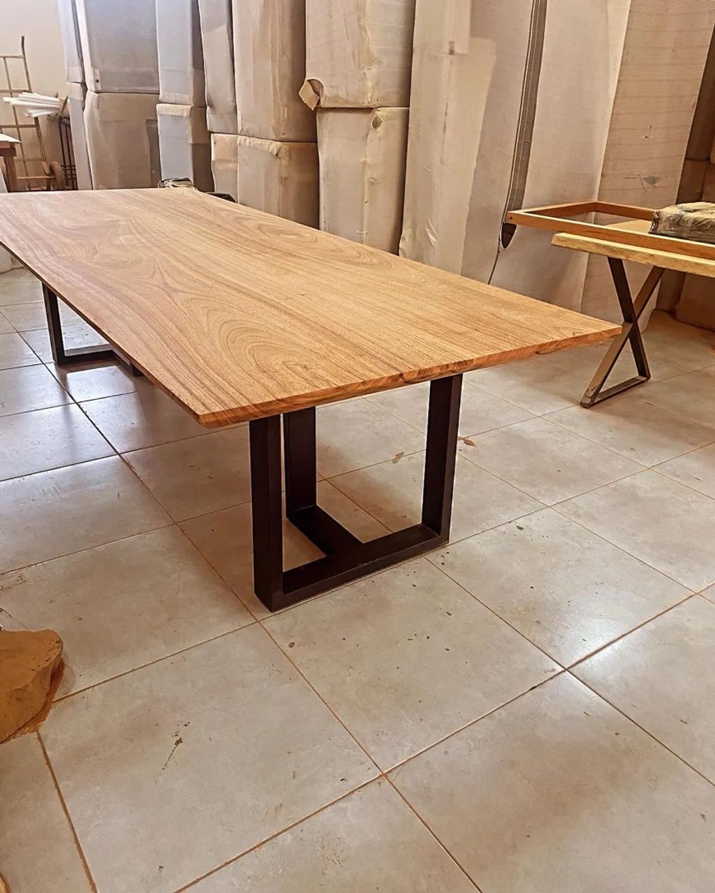 Mesa de madeira área externa  - Foto 3