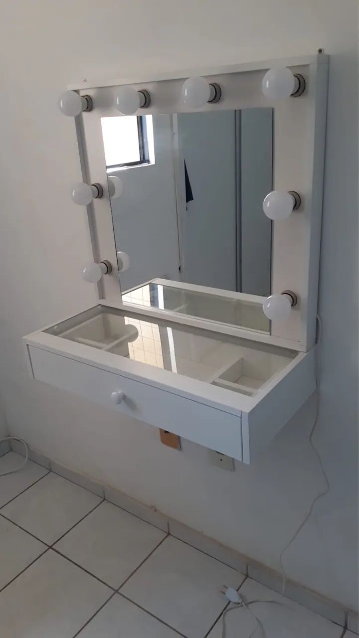 Penteadeira camarim 70cm suspensa - Foto 2