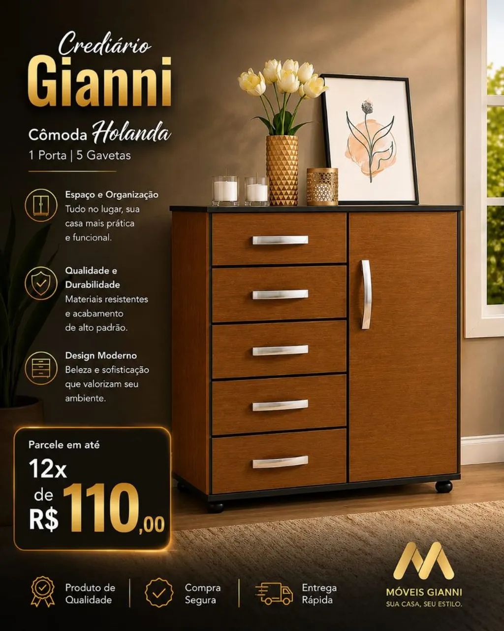 CÔMODAS CREDIÁRIO  - Foto 5