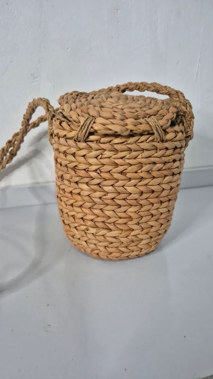 Bolsa de Palha Zara Kids - Foto 3
