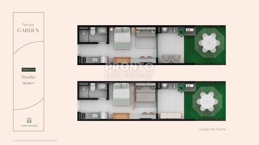 Flat com 1 quarto em Carneiros - Foto 2