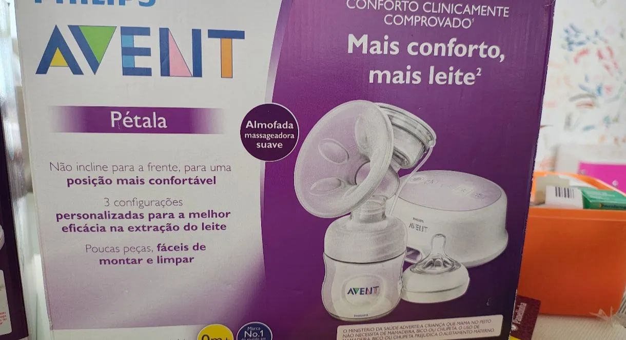 Extrator de leite elétrico Avent silencioso 