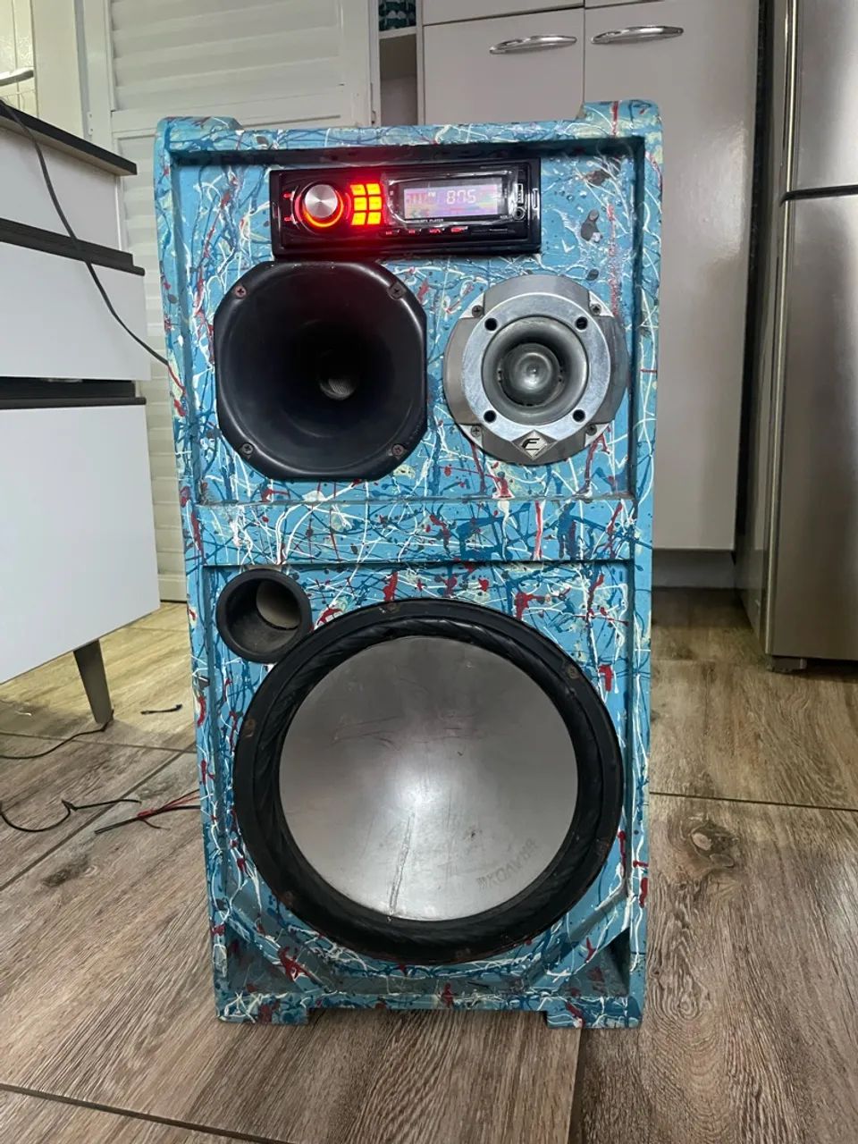 Caixa de Som Automotiva com Grave, Bluetooth e Módulo IR400 da Stetson - Foto 3
