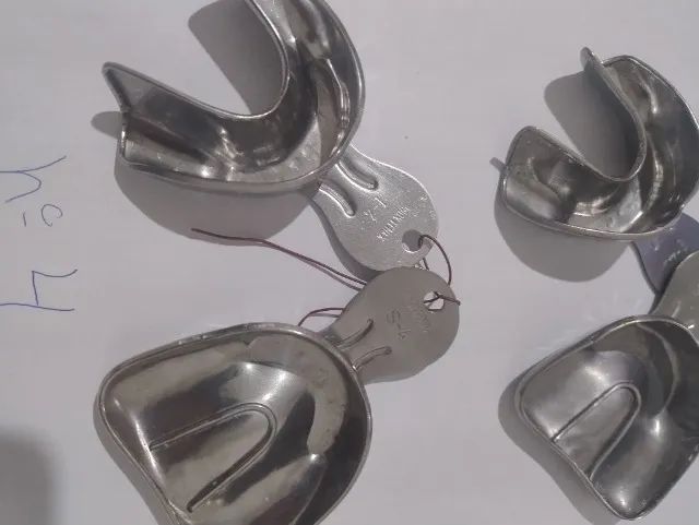 Moldeiras lisas em aço inox para prótese dentária  - Foto 2