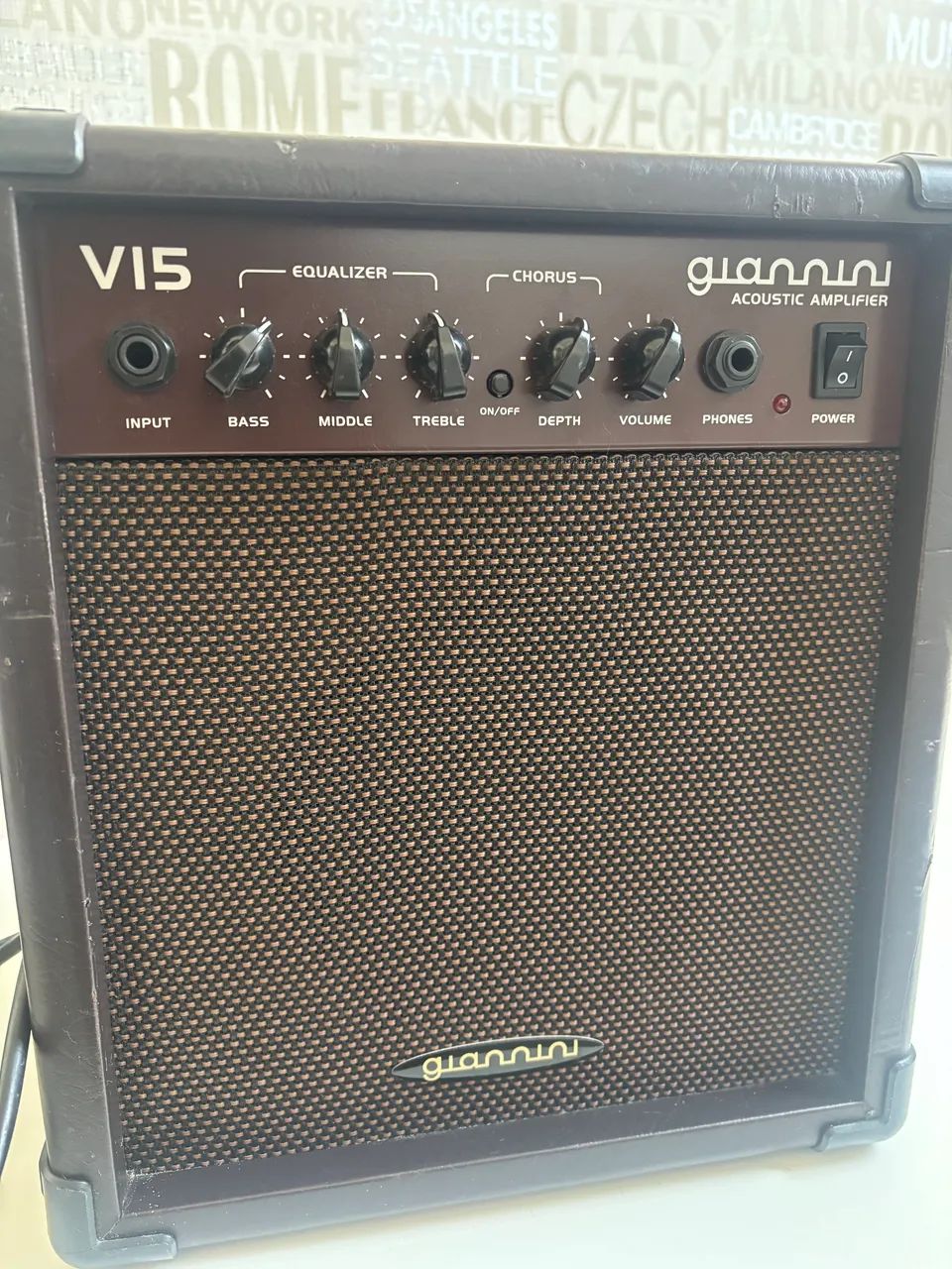 Caixa Amplificada Gianini V15 Para Violão - Foto 3