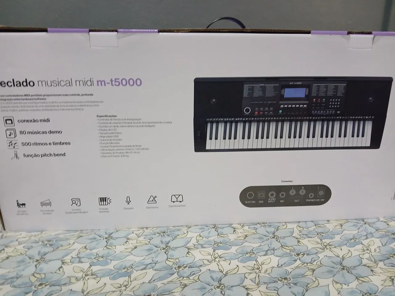 Teclado  musical  midi  mt5000 - Foto 3