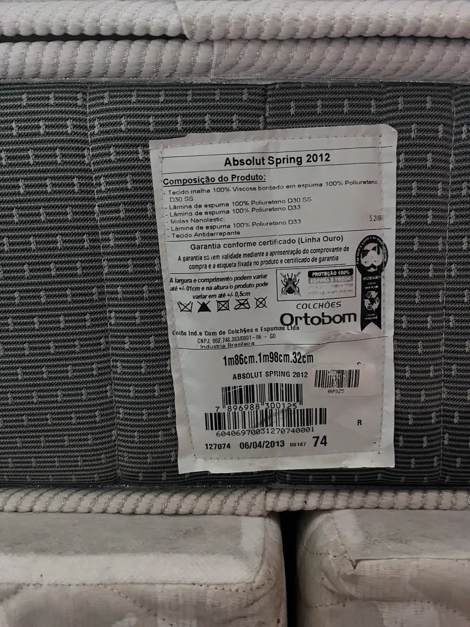 Cama Box King Size Ortobom Absolut Spring  - Foto 4