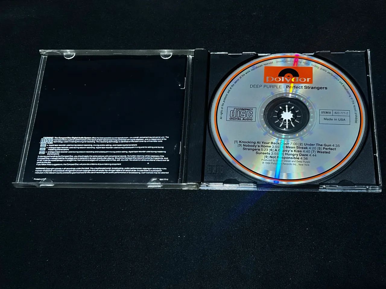 CD Deep Purple - Perfect Strangers Importado USA ADD  - Foto 4