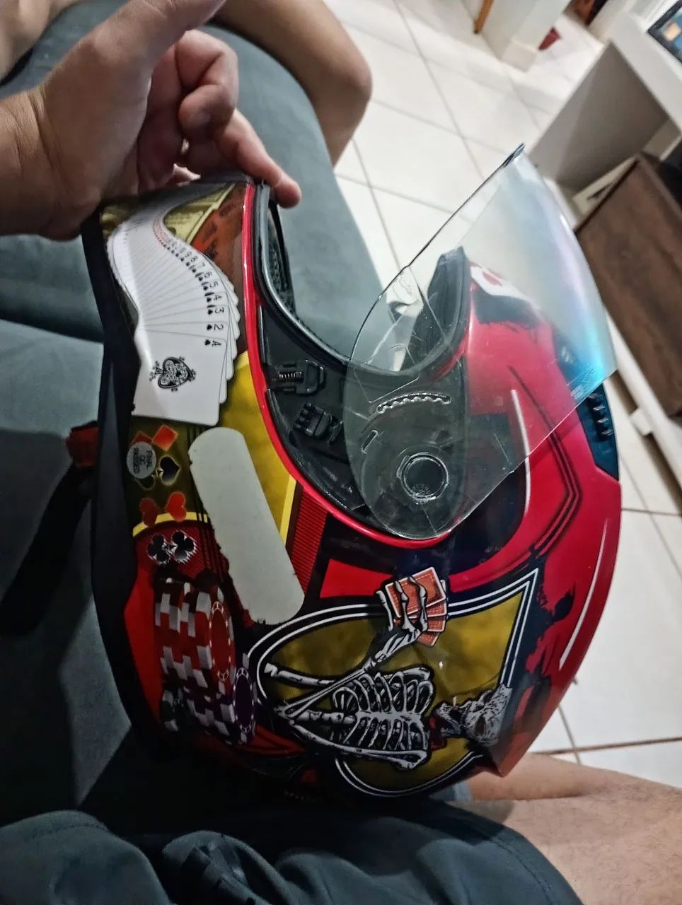 Capacete usado número 60 
