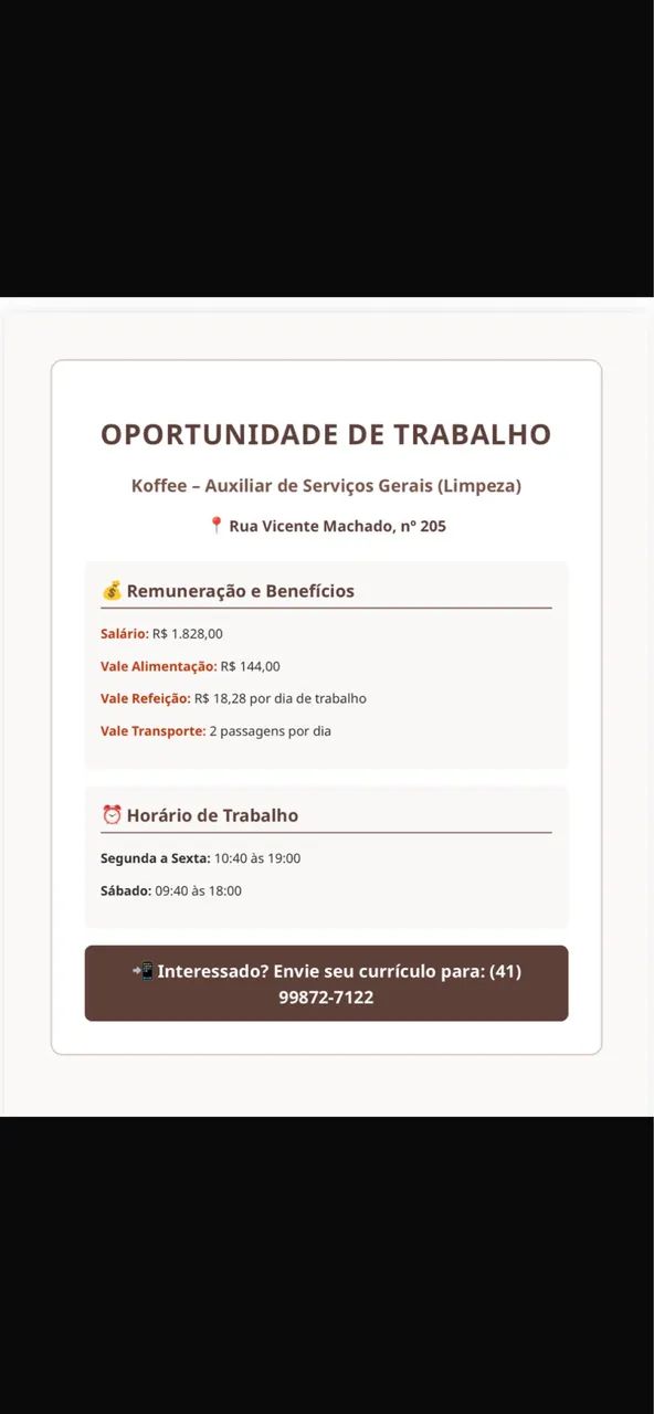 Estamos contratando 