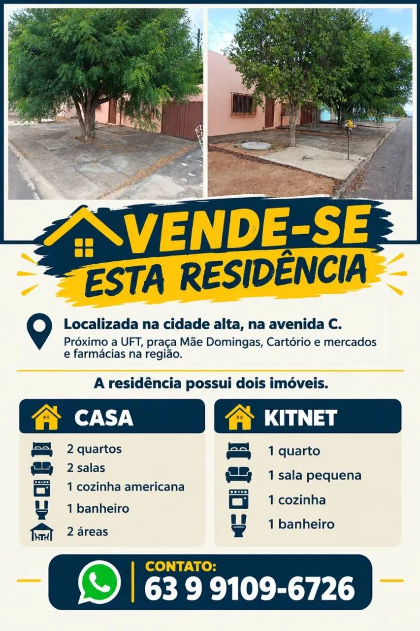 Vendo residência com kitnet inclusa