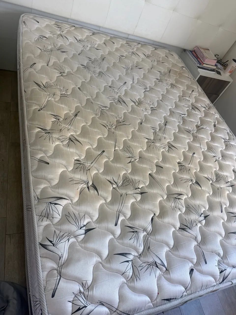 Cama box casal e colchão  - Foto 4