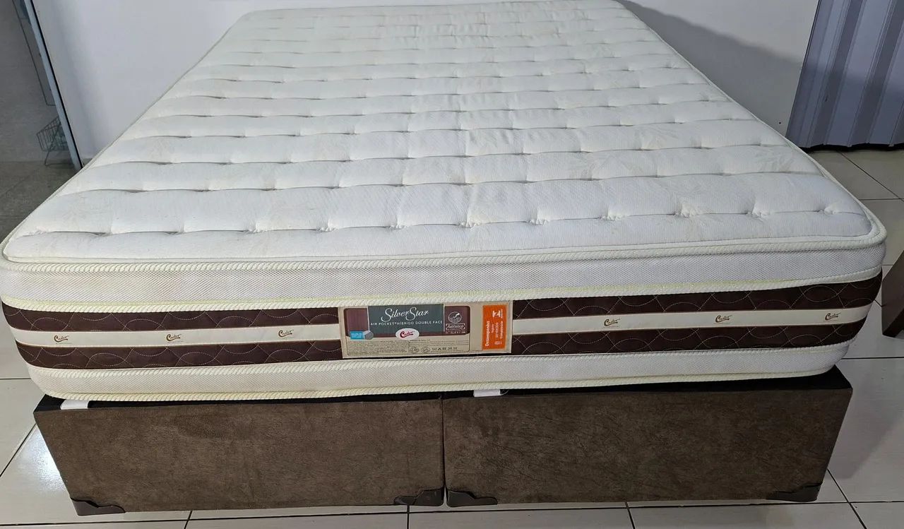 Cama Queen Size, Castor - ENTREGA GRÁTIS - Foto 2