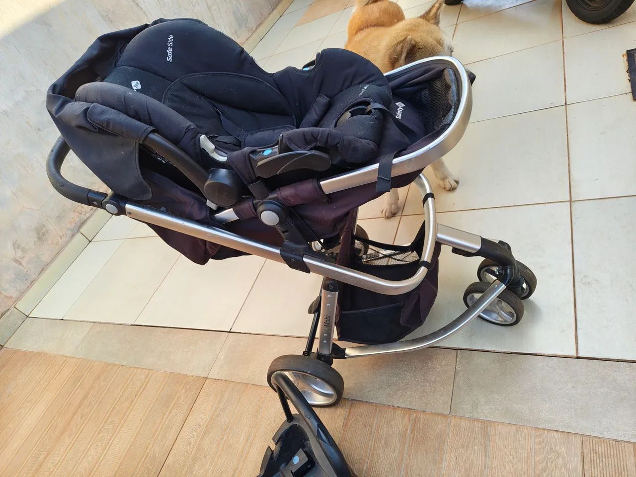 Carinho de bebê e bebê conforto kit  - Foto 5