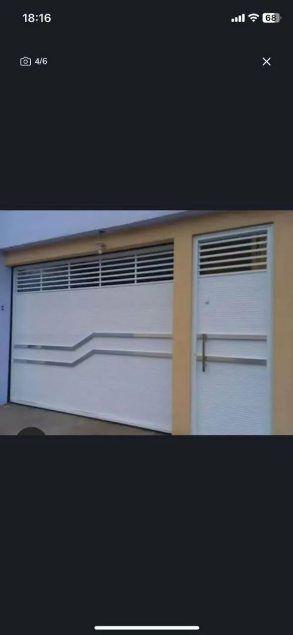 Portão alumínio branco * - Foto 4