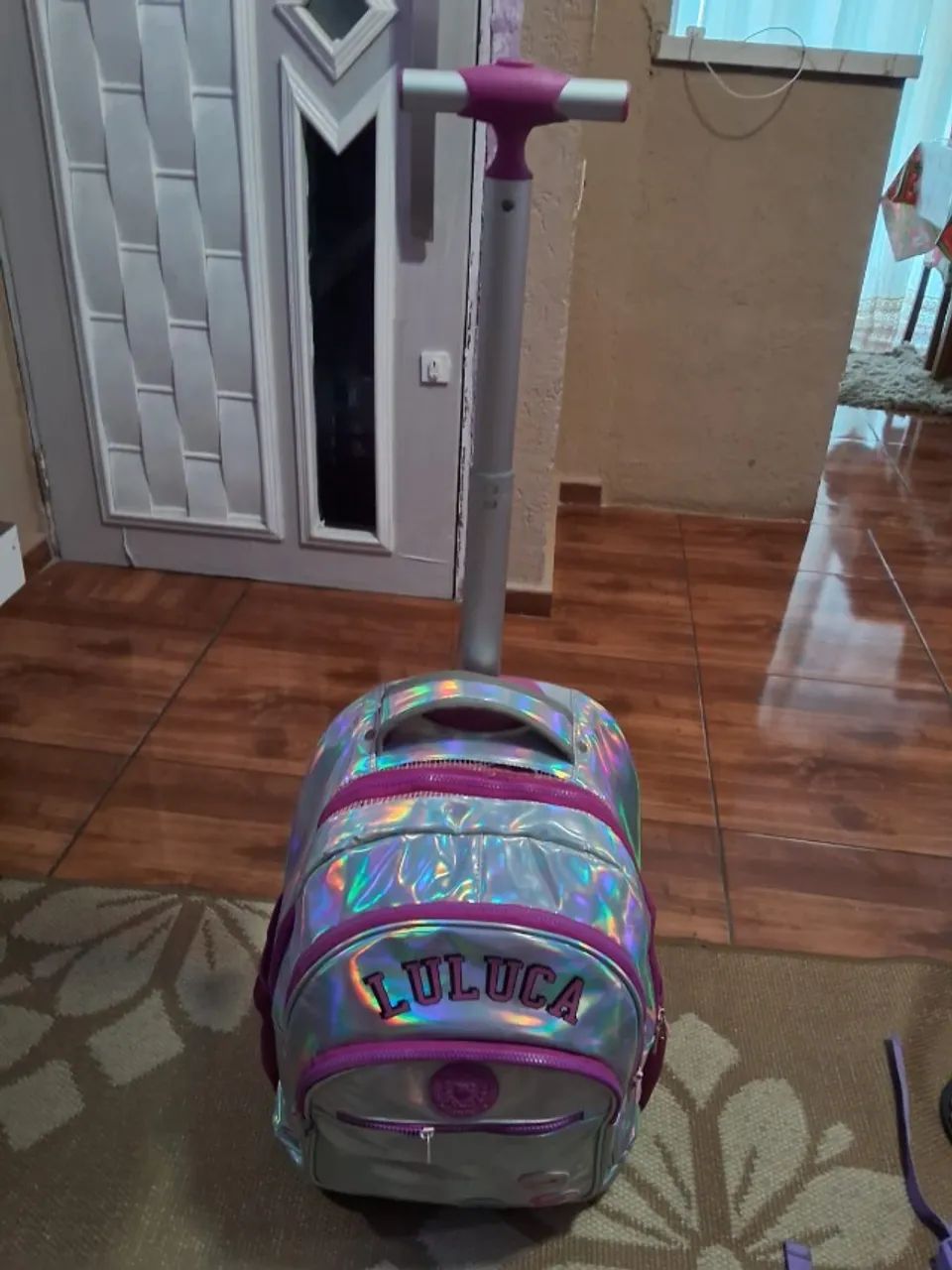 Kit Mochila rodinha Luluca 