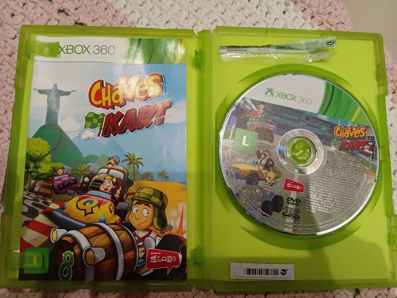 Chaves kart xbox 360 original com manual RARO! - Jogos de Vídeo
