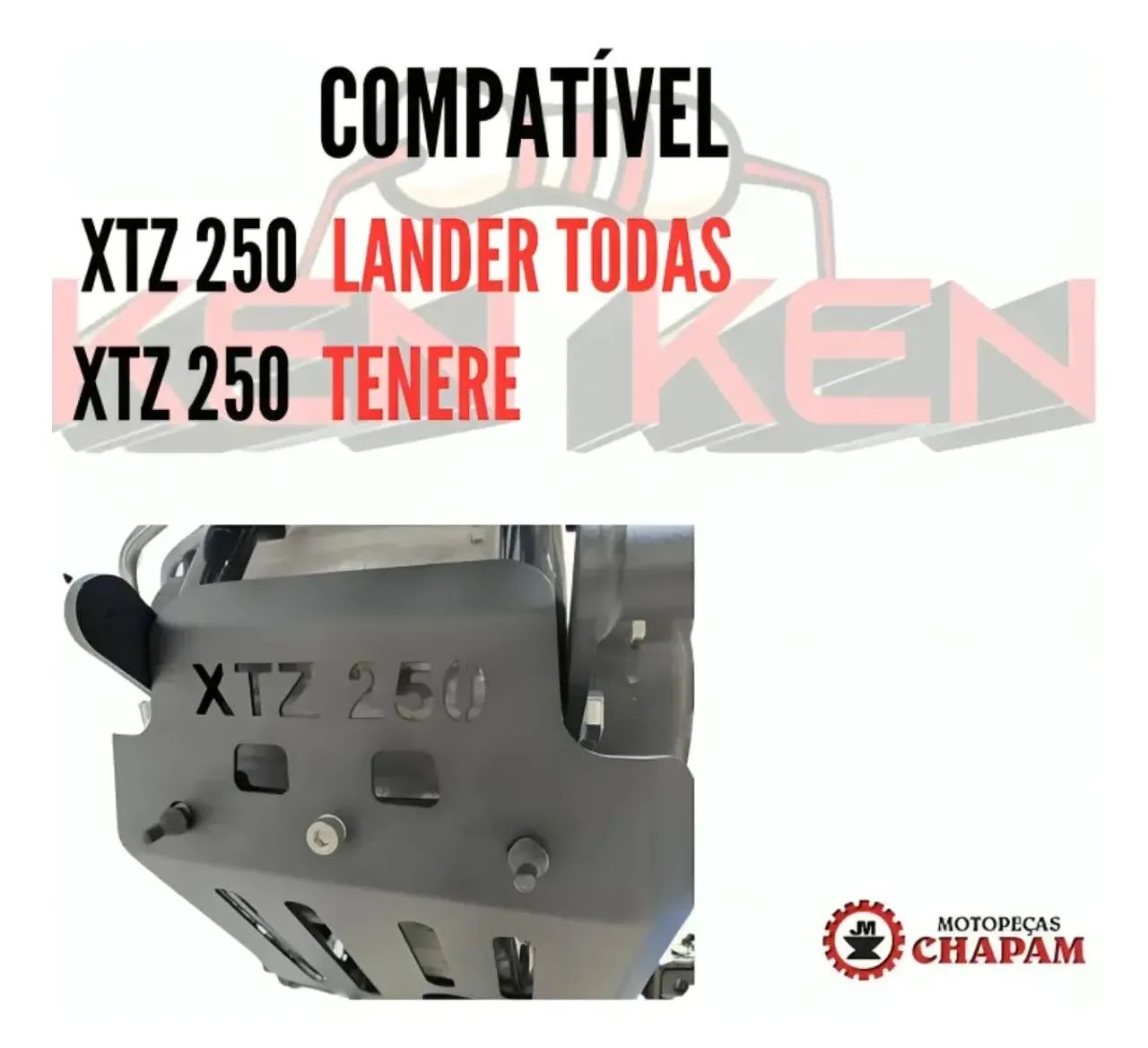 Protetor de Carter Lander250/Tenere 06/2026 Chapam - Foto 2