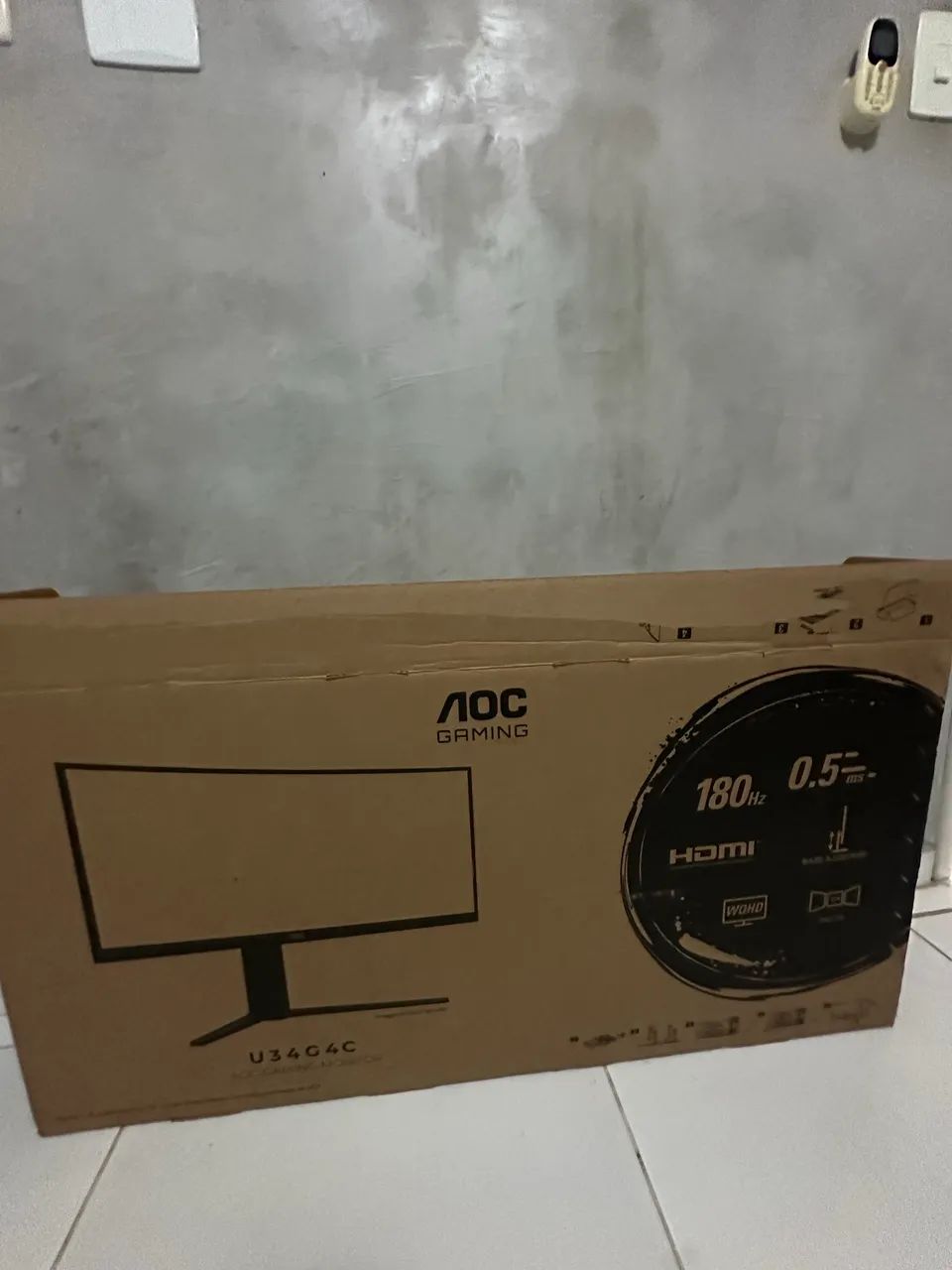 MONITOR GAMER AOC 34 POLEGADAS 180Hz - Foto 3