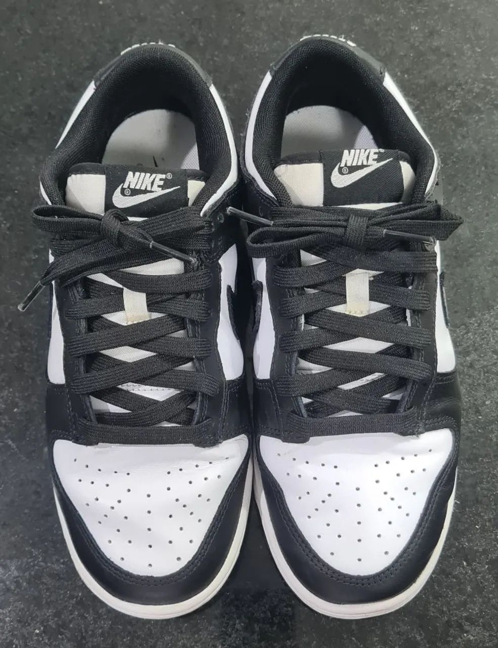 Tênis Nike Dunk Low Panda Preto e Branco Tam 39  - Foto 2