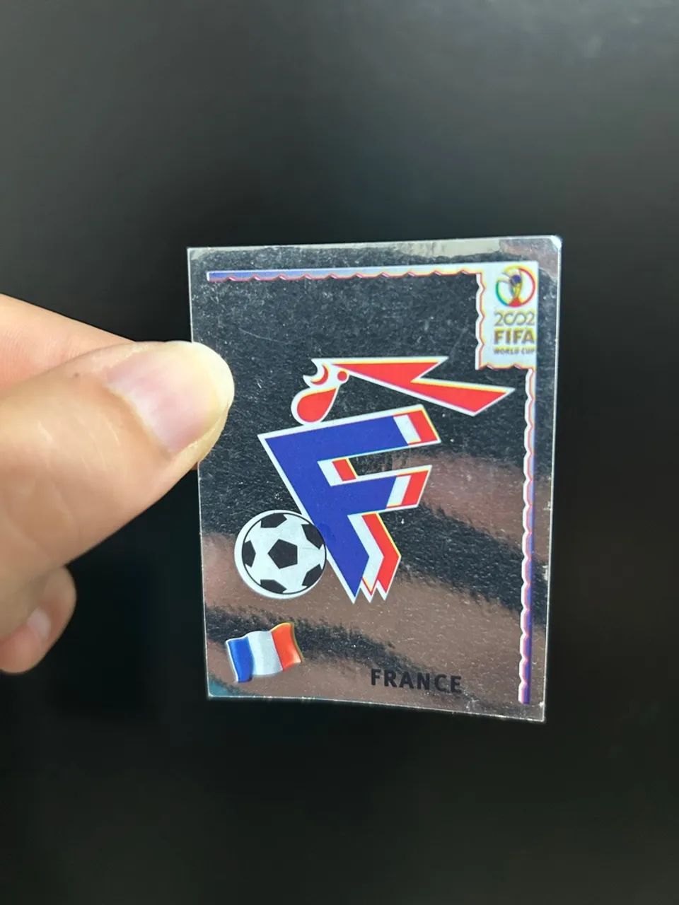 Figurinha escudo França Copa 2002