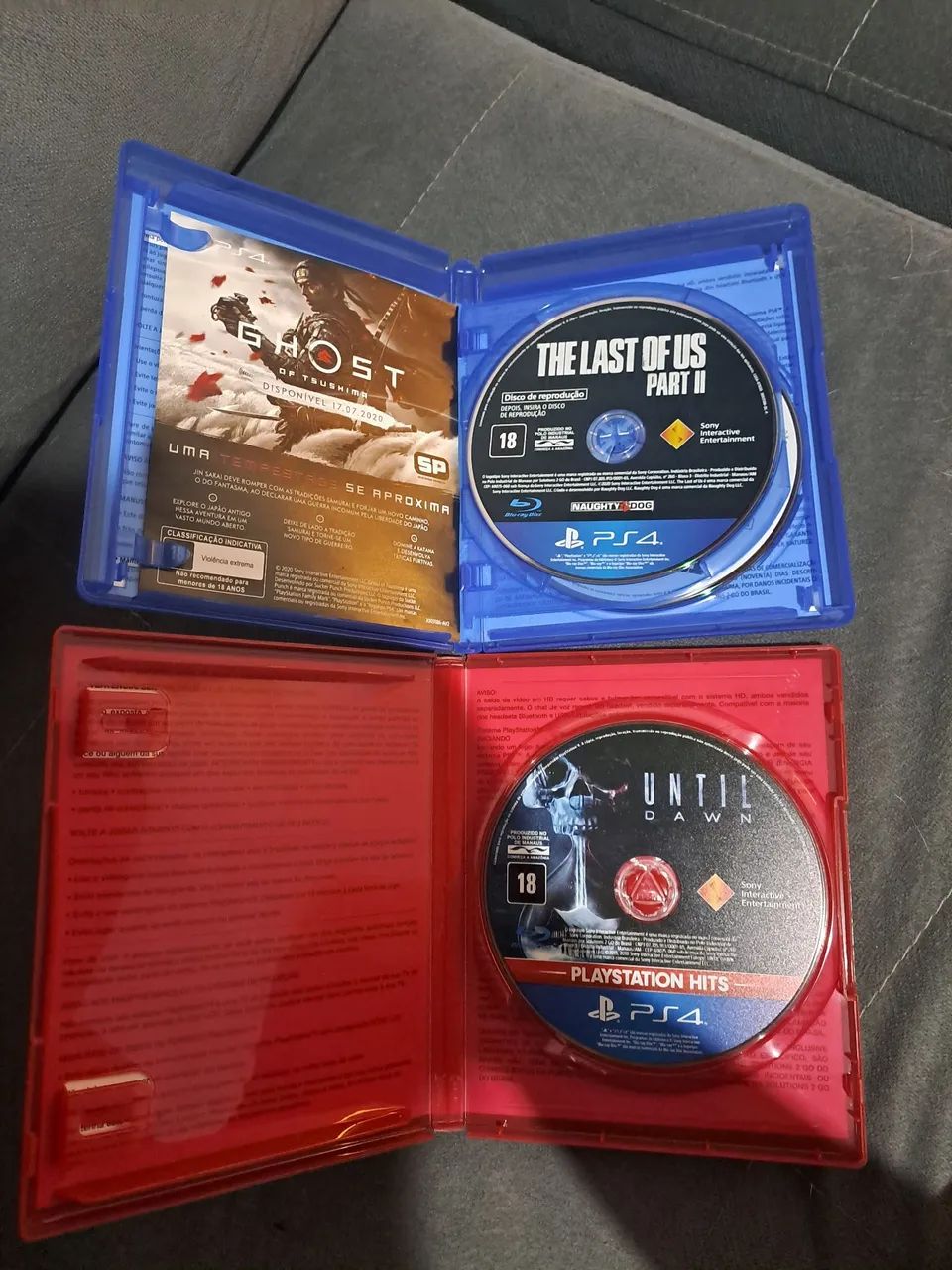 2 jogos ps4 - TLOU e UNTIL DAWN - Foto 3