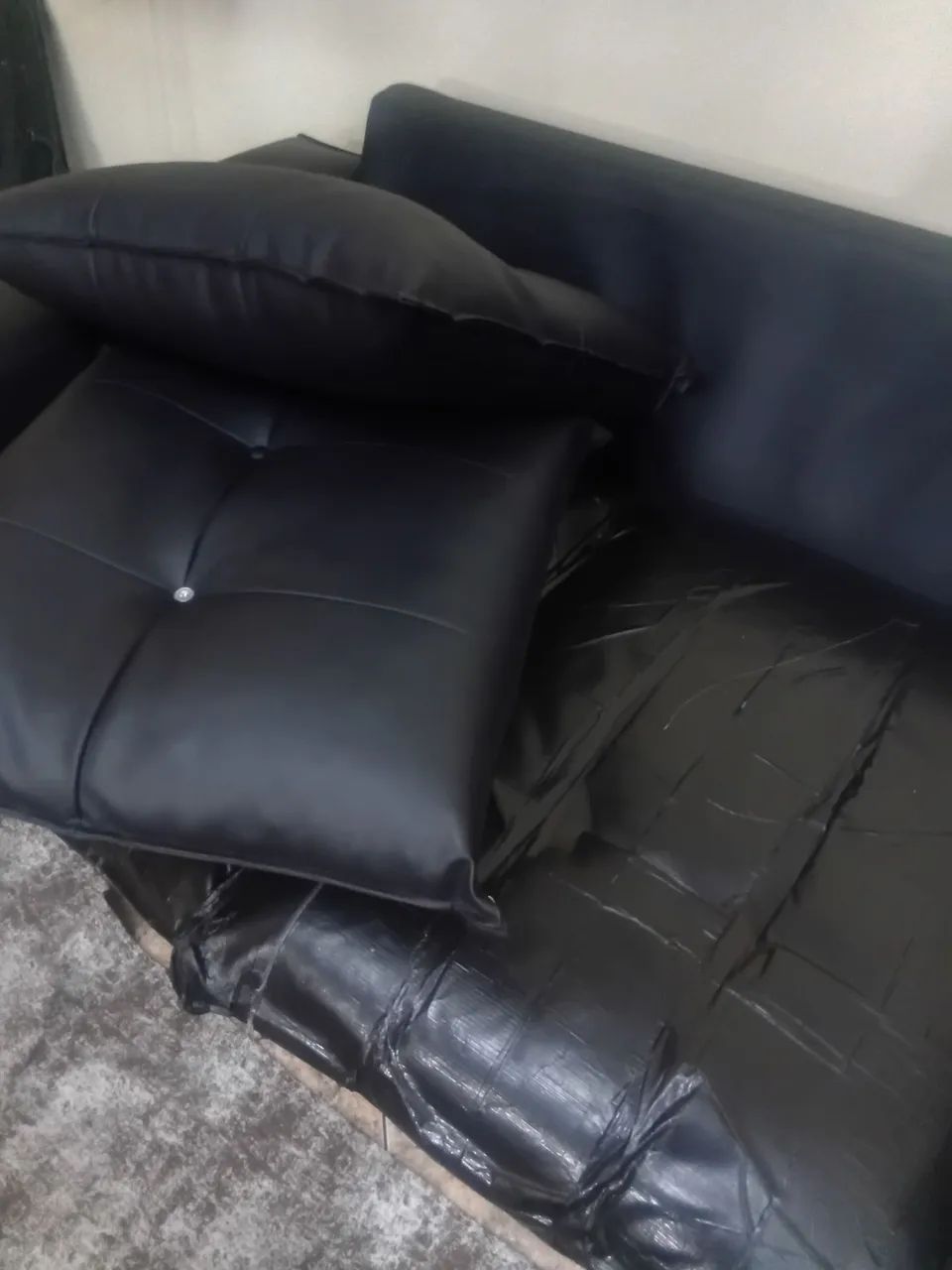 Sofa Corino preto - Foto 3